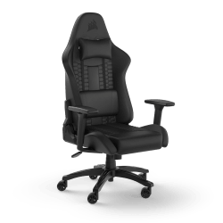 TC100 RELAXED Gaming Chair - Leatherette Black/Black